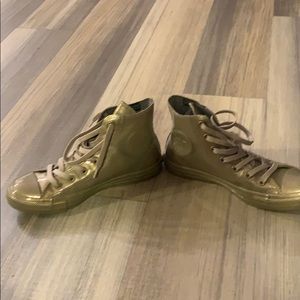 🔥Gold Converse 🔥